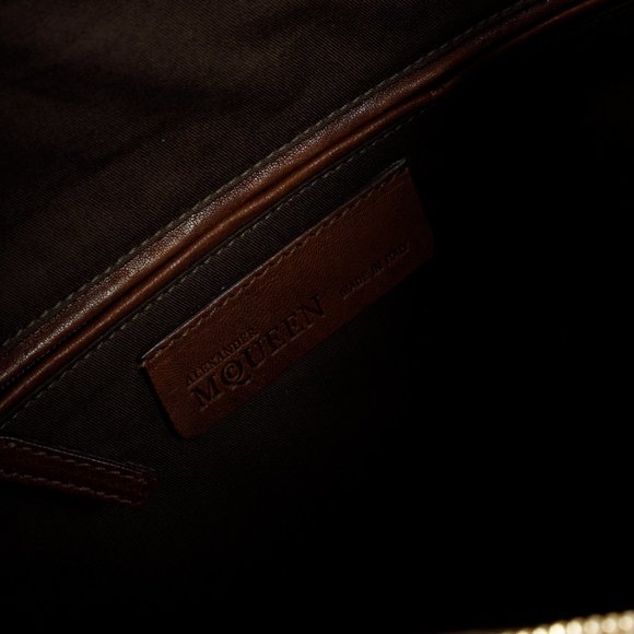 SOLD Alexander McQueen De Manta Snake Nylon Clutch - Picture 5 of 10